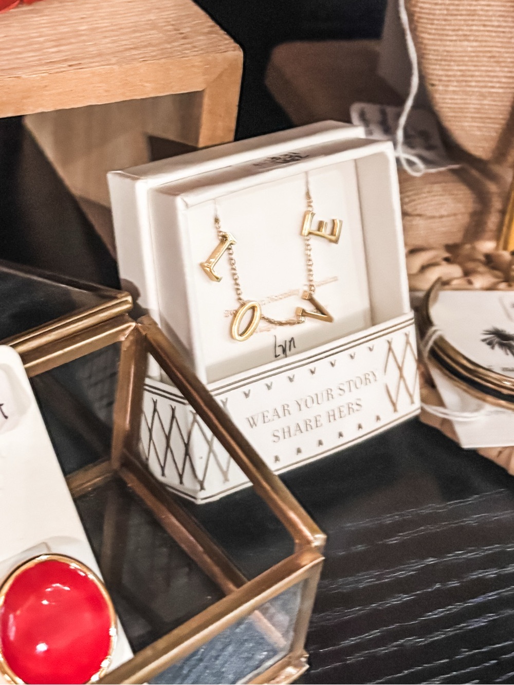 Retired Noonday “LOVE” necklace